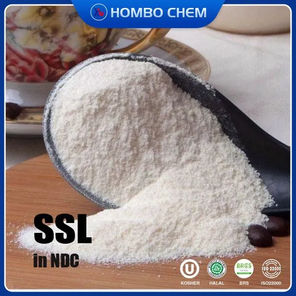 100 % โซเดียม stearoyl lactylate CAS 25383 - 99-7 (SSL) ในครีมบำรุงผิวที่ไม่ใช่นม