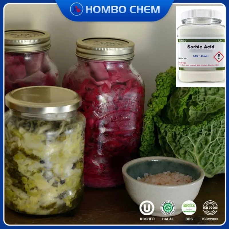 Sorbic Acid 110-44-1 Delicious Pickles Longer Storage Time